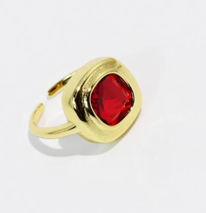 Treasure Jewels Garden Cushion Ring