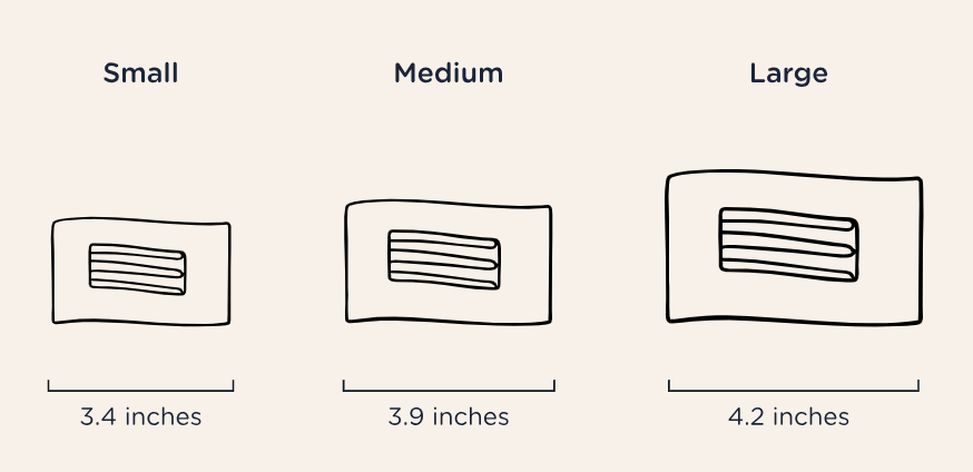 Teleties Flat Rectangle Blue Lagoon Hair Clips