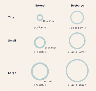 Restock! Teleties For the Love of Nudes Nylon Hair Ties