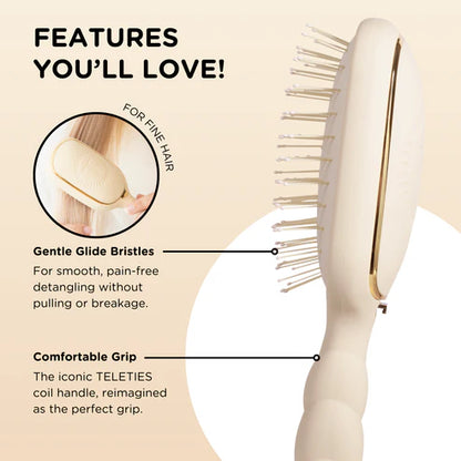 Teleties Detangler Hair Brush for Fine Hair *Final Sale*
