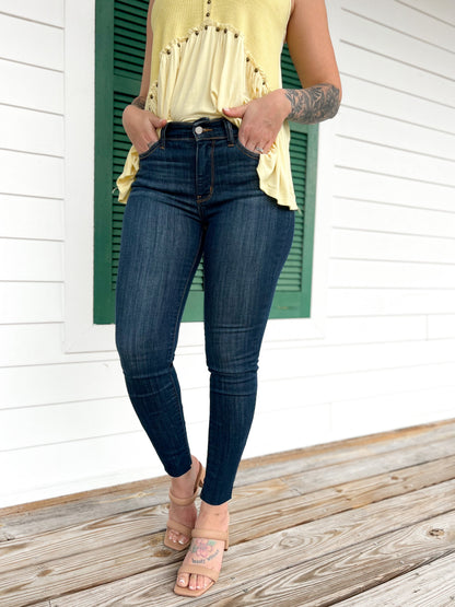 Judy Blue Hey Jude Non-Distressed Skinny Jeans