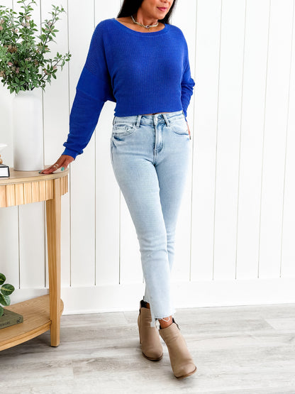 Lovervet High Rise Light Wash Slim Straight Leg Jeans