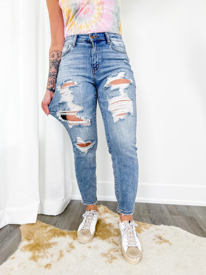 Judy Blue Mommin' Ain't Easy Jeans