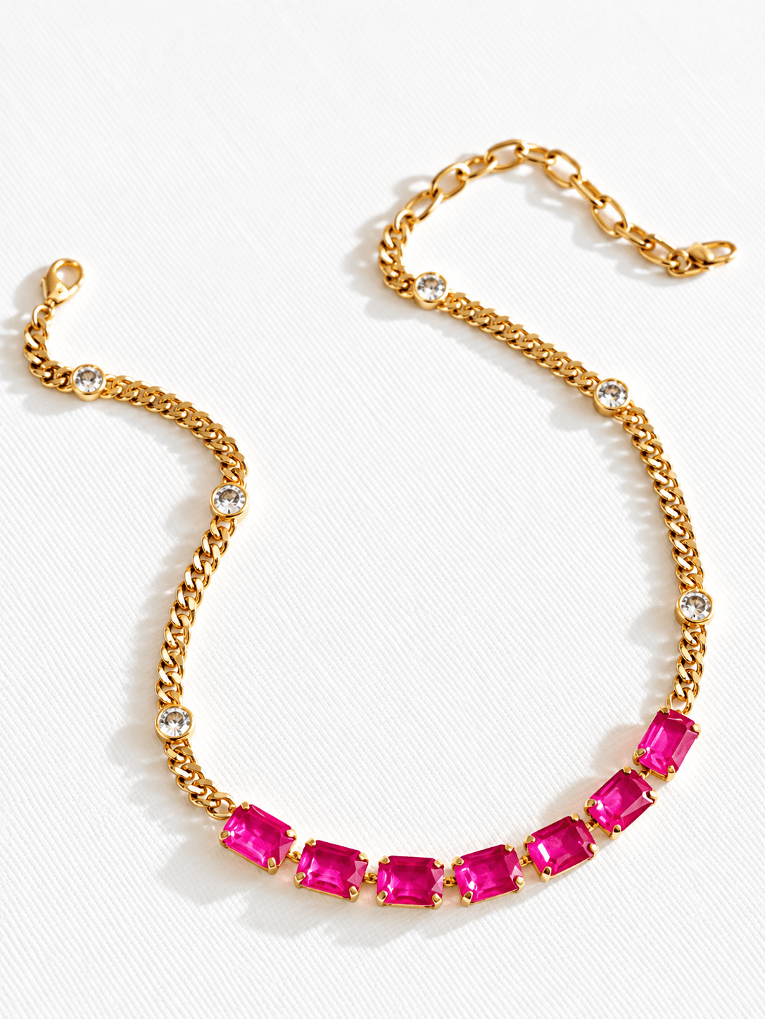 SIENNA by Tova Leilani Necklace In Bright Peony - Freckled Poppy