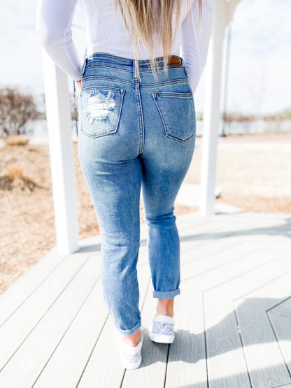 Judy Blue Mommin' Ain't Easy Jeans