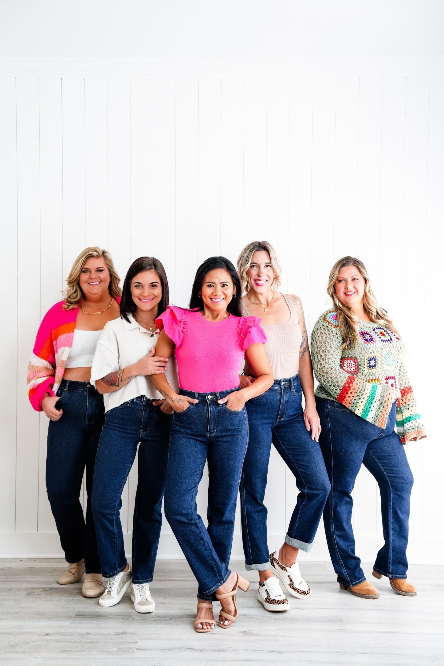 Judy Blue Straight Snatched High Rise Dark Wash Tummy Control Non Distressed Straight Leg Jeans