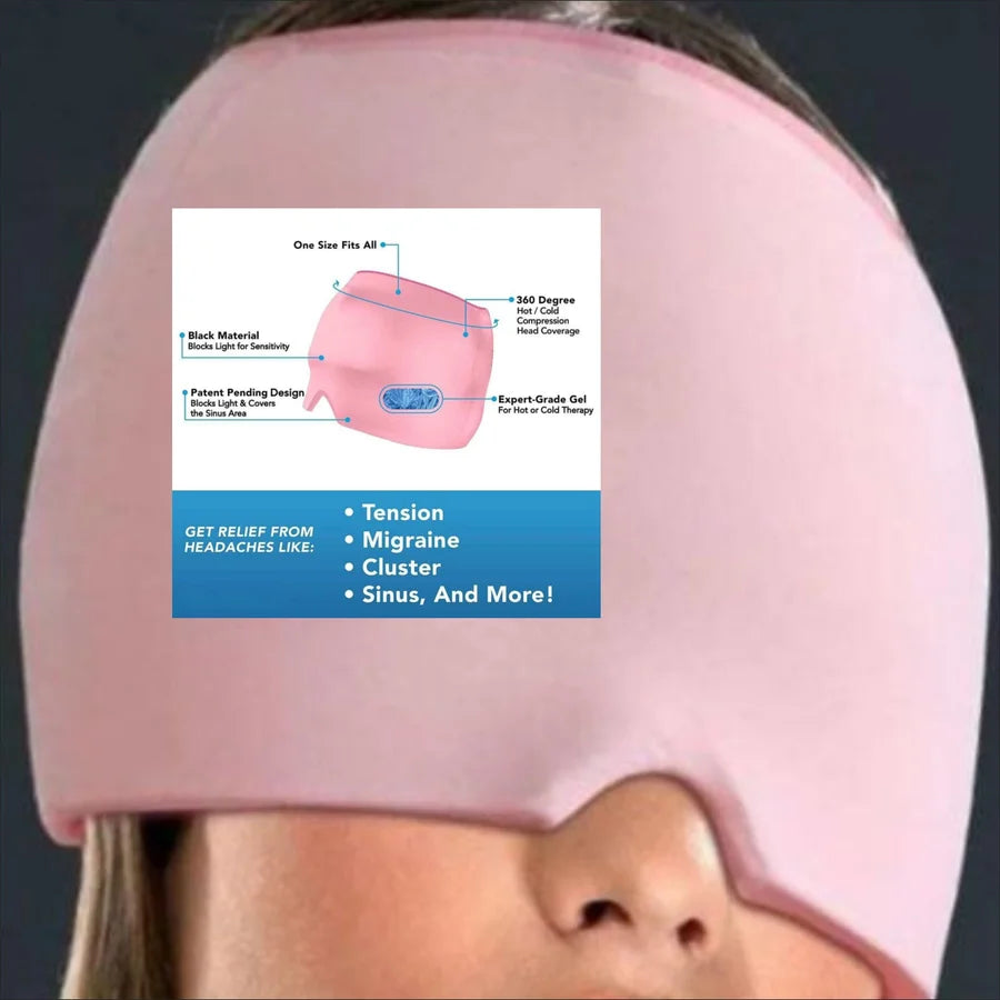 Restock! Miracle Headache/Migraine Hot/Cold Relief Hat