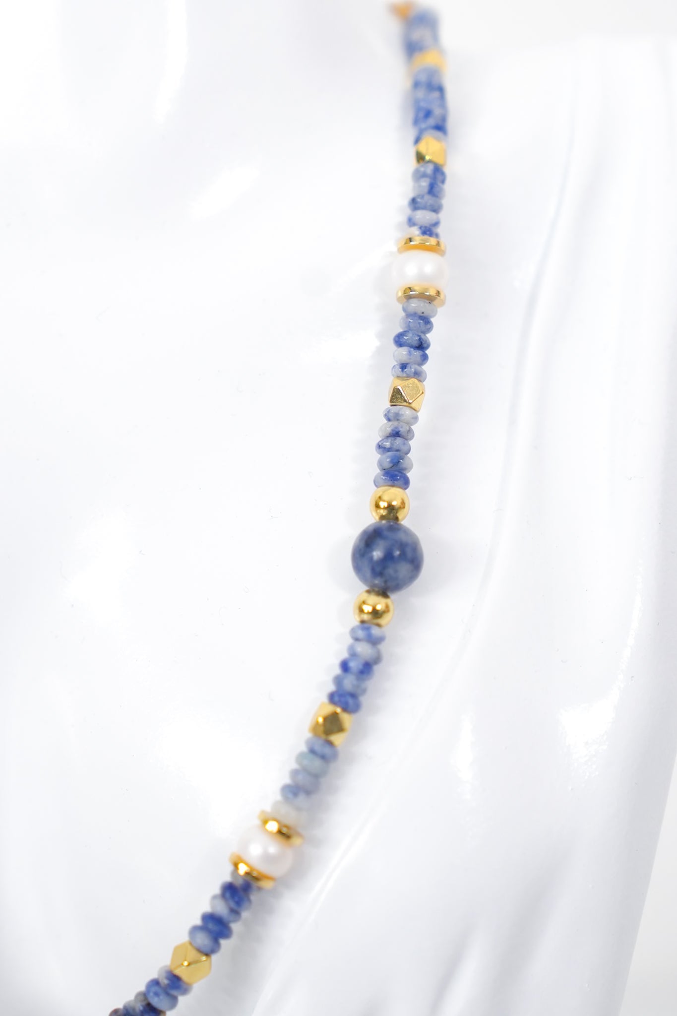 Treasure Jewels Ocean Blue Gemstone Necklace