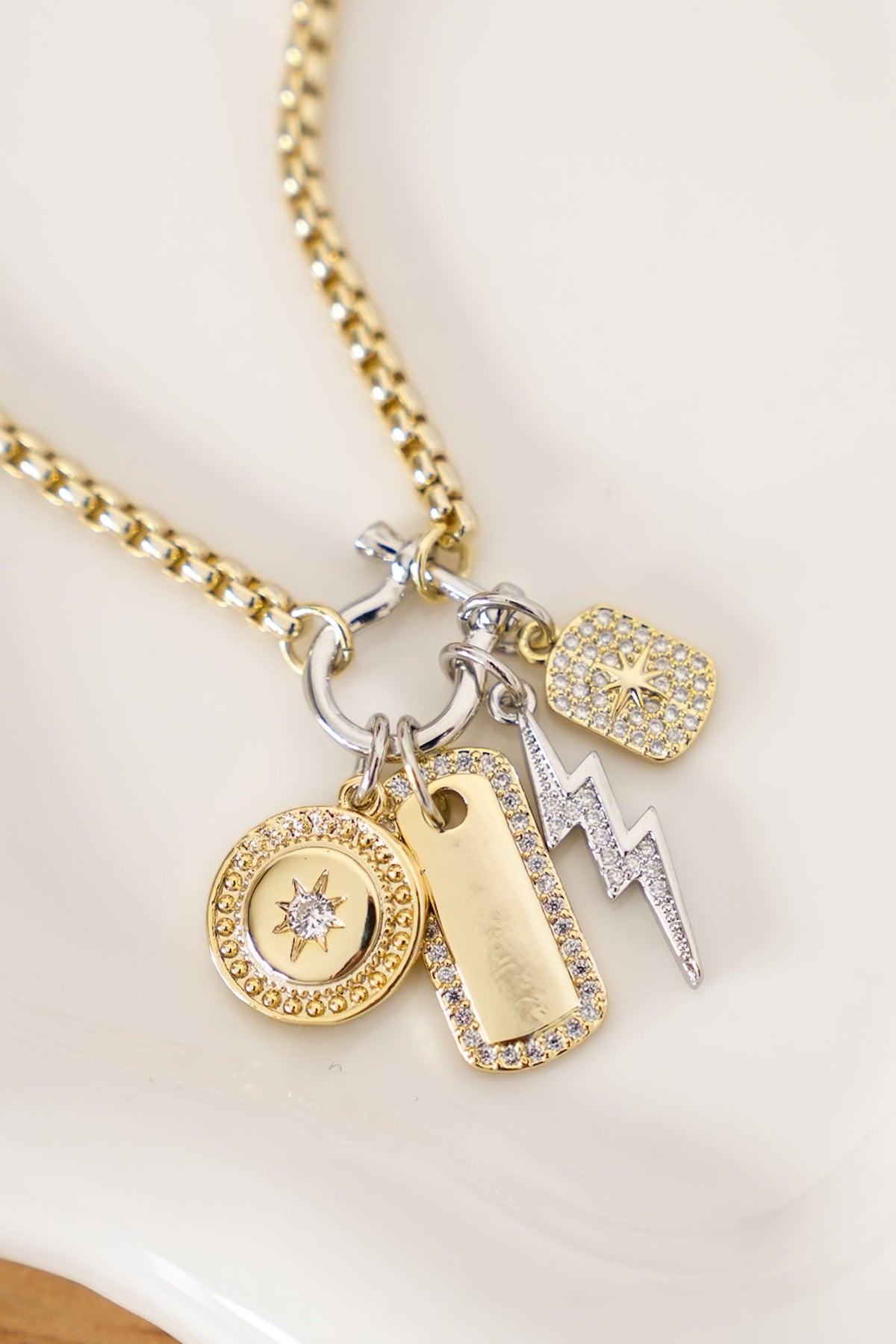 Treasure Jewels Lightning in the Stars Necklace - Freckled Poppy