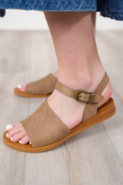 Restock! Blowfish Suede Strap Side Buckle Sandal