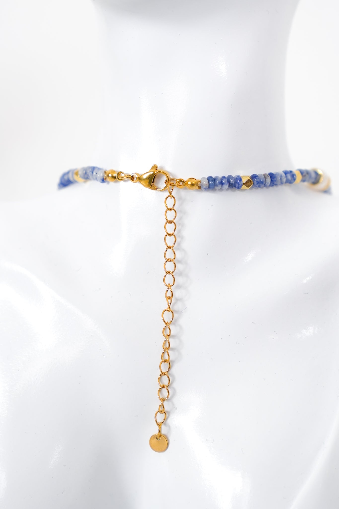 Treasure Jewels Ocean Blue Gemstone Necklace