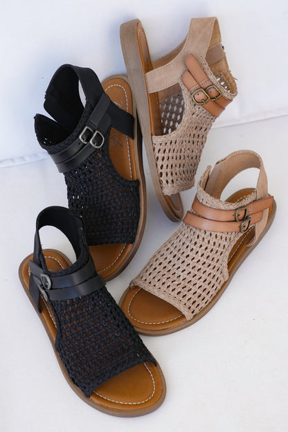 Restock! Blowfish Woven Gladiator Flat Sandals