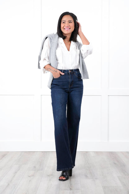 Lovervet High Rise Dark Wash 90's Vintage Loose Jeans