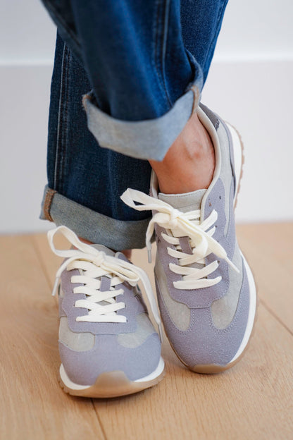 Blowfish Suede Accent Lace Up Sneakers