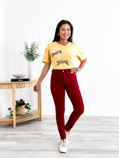 Judy Blue Scarlet Letter High Rise Tummy Control Skinny Jeans