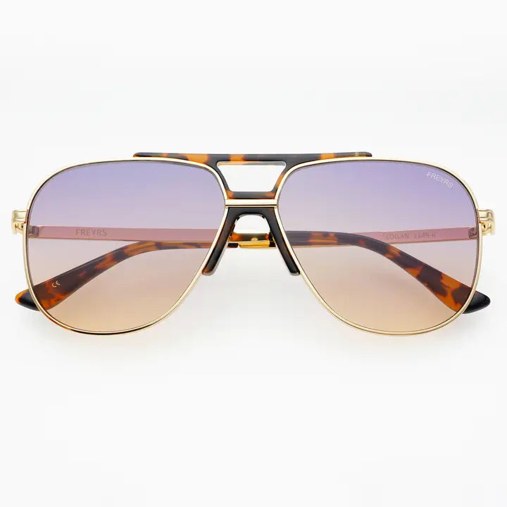 Freyrs Logan Acetate Aviator Sunglasses