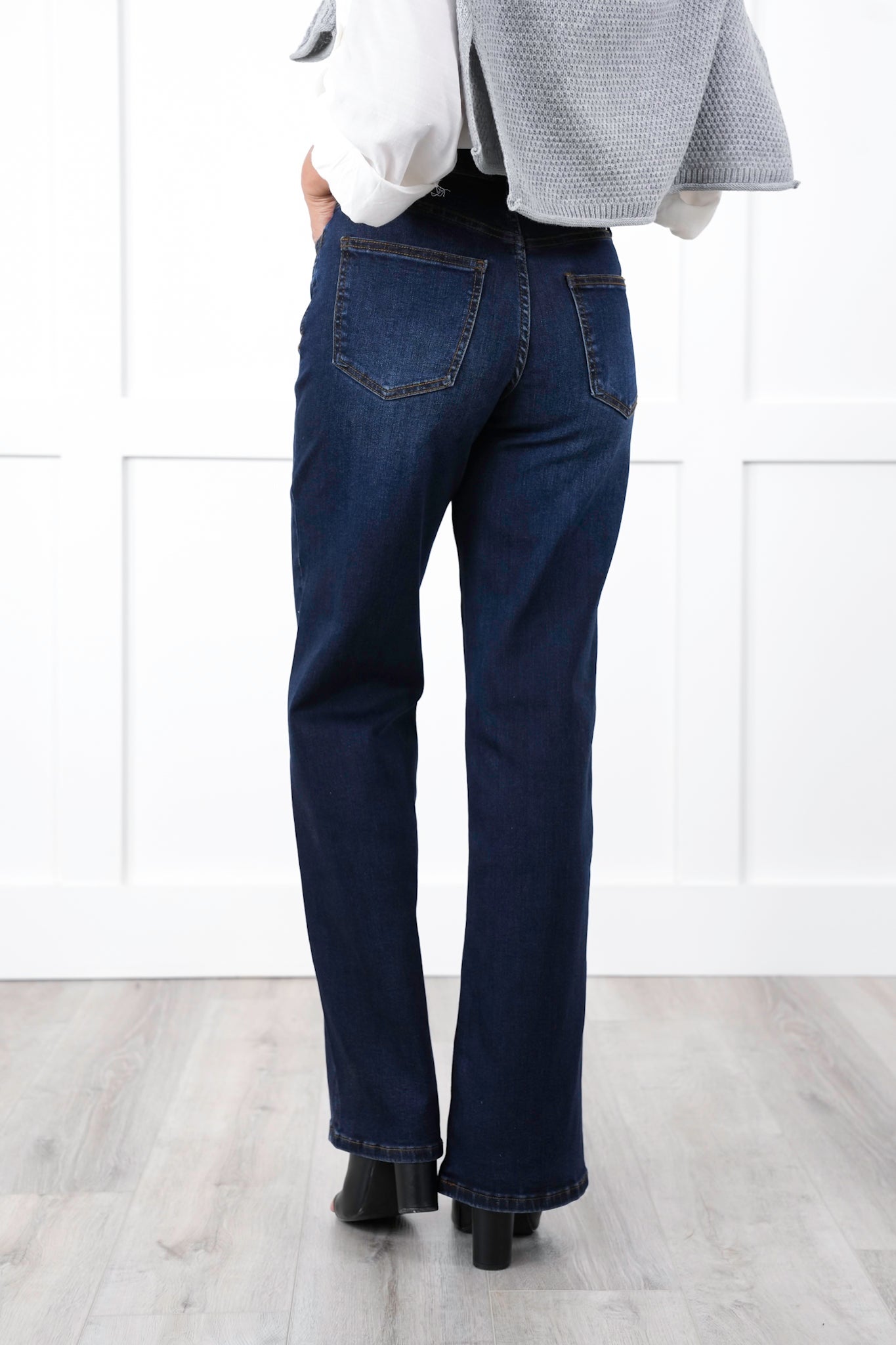 Lovervet High Rise Dark Wash 90's Vintage Loose Jeans