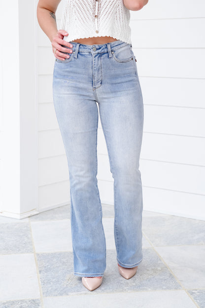 Judy Blue Sweet Caroline Choose Your Inseam Light Wash Bootcut Jeans
