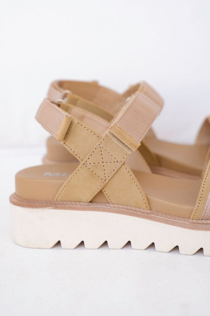MIA Stylish Platform Sandal with Adjustable Velcro Straps