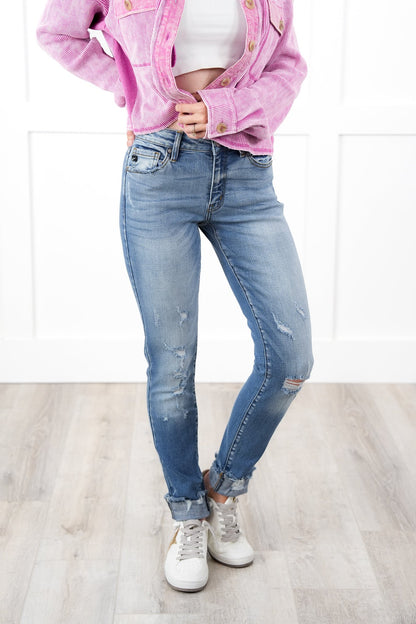 Kancan High Rise Medium Wash Classic Skinny
