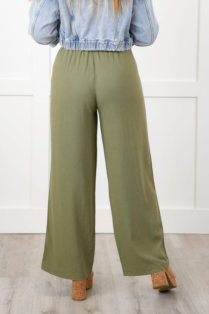 Door Buster! Zenana Drawstring Linen Pants