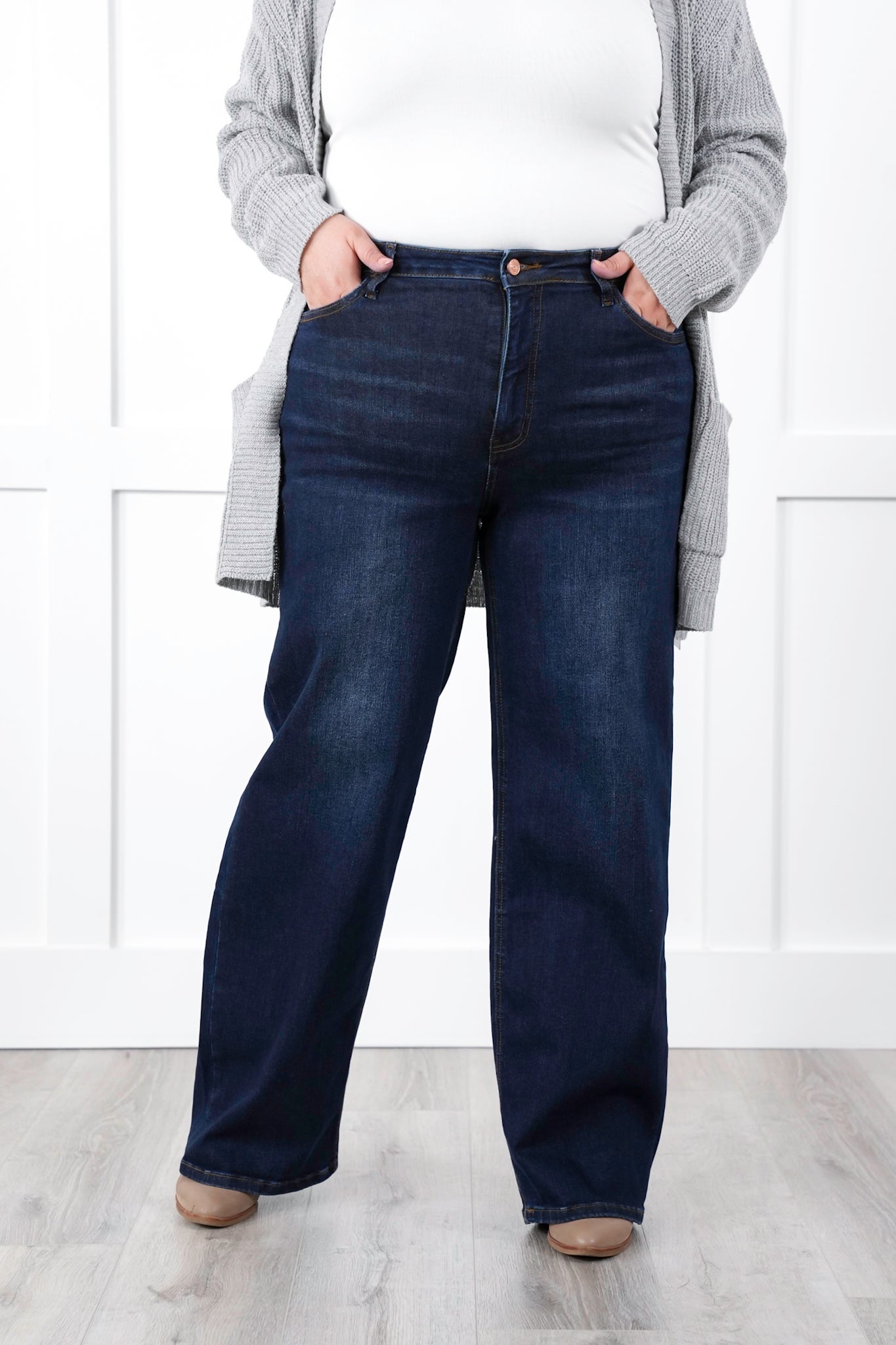 Lovervet High Rise Dark Wash 90's Vintage Loose Jeans