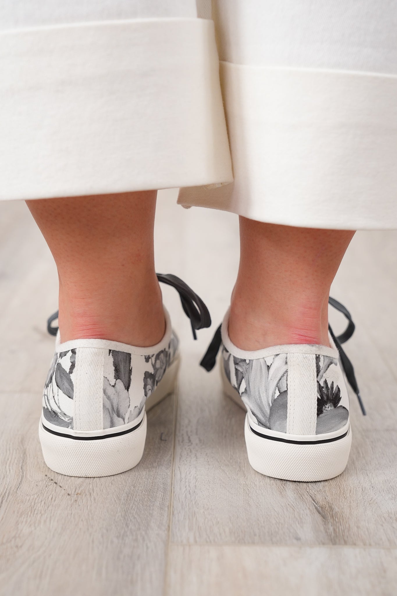 Corky's "Waiting List" Floral Canvas Platform Sneaker