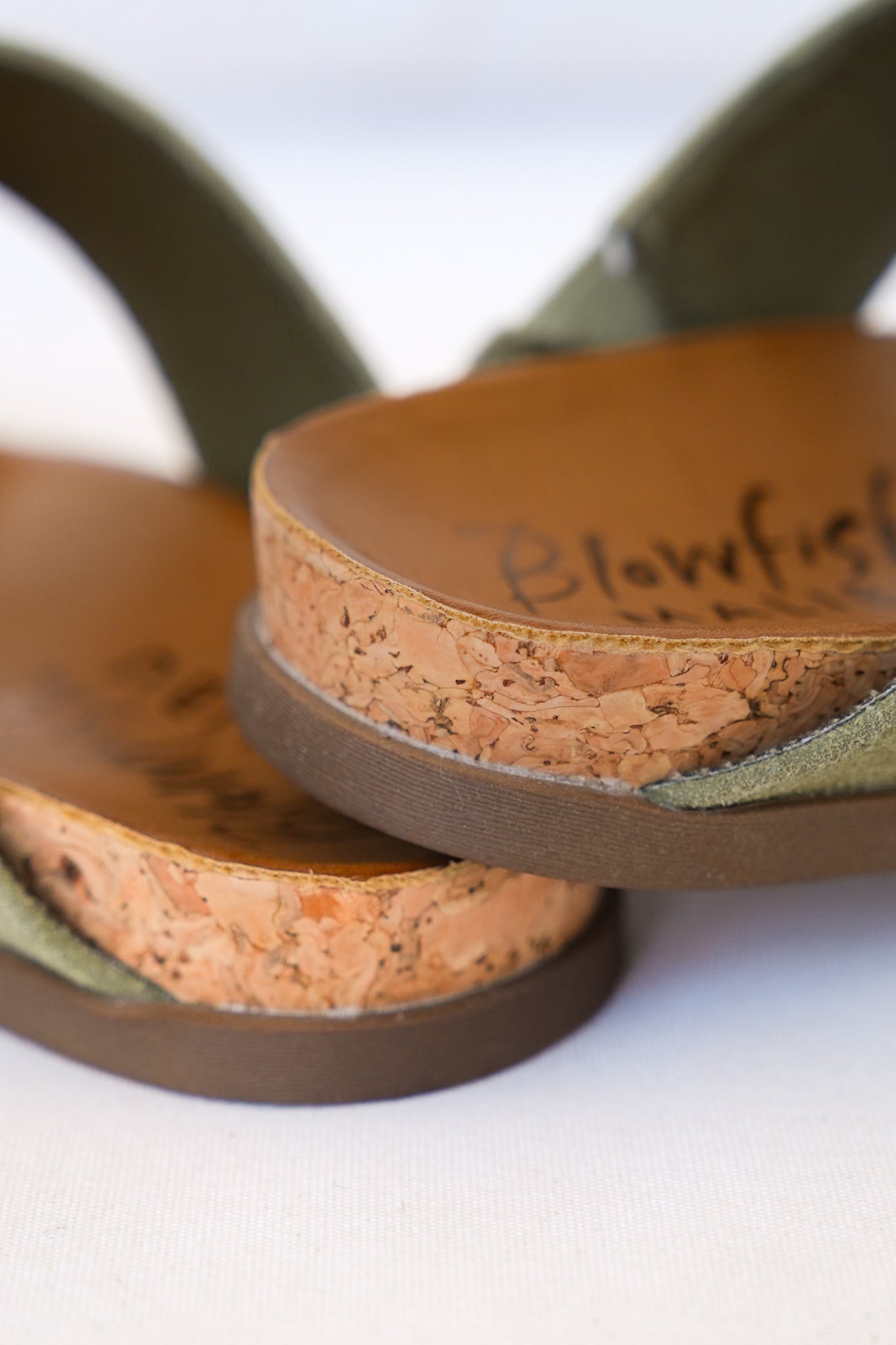 Blowfish Vegan Suede Double Strap Sandal