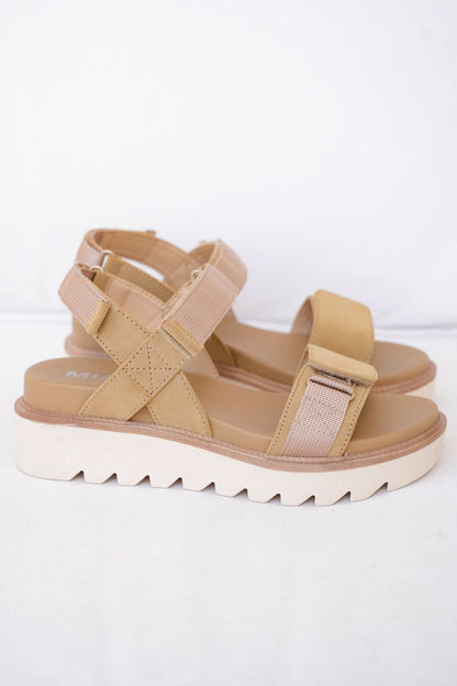 MIA Stylish Platform Sandal with Adjustable Velcro Straps