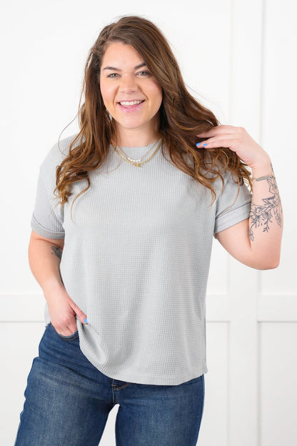 Door Buster! Plus/Reg Thermal Short Cuffed Sleeve Top