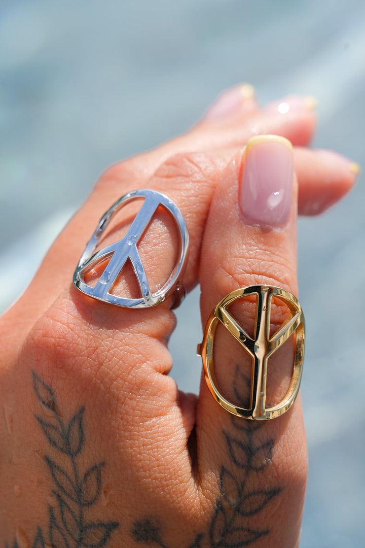 Raising Surfers Peace Ring