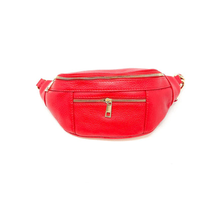 Leather Crossbody Fanny Pack