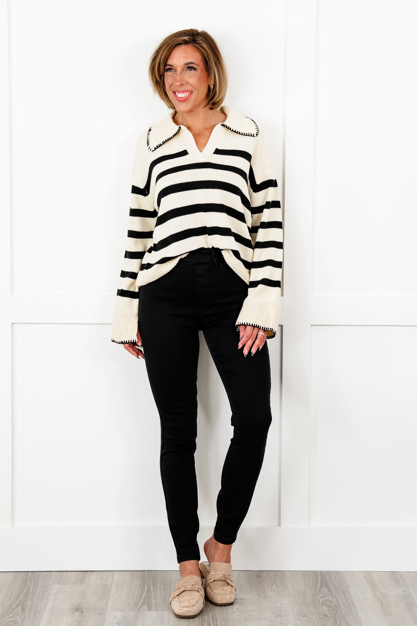 Judy Blue Back in Black Booty Lifting  High Rise Black Pull On Shield Pocket Skinny Jeans