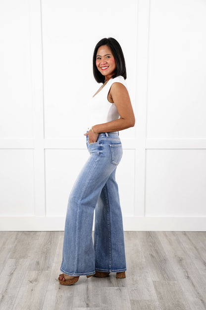 Risen The Perfect Fit Wide Leg Jeans
