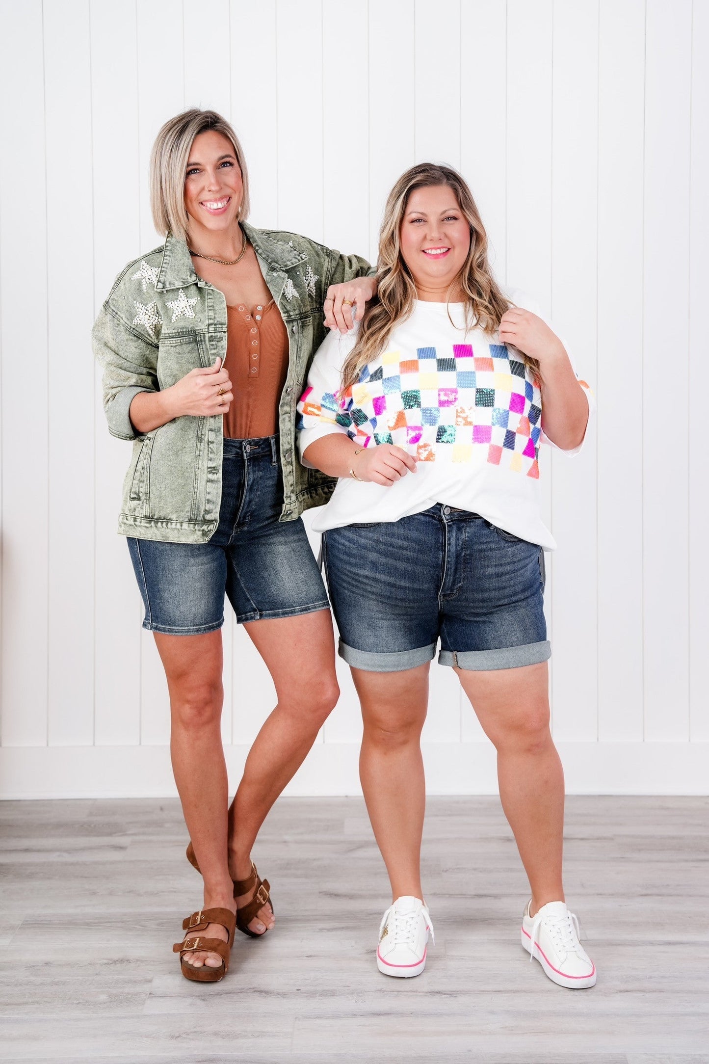 Judy Blue Under Control Dark Wash Tummy Control Vintage Cuffed Shorts