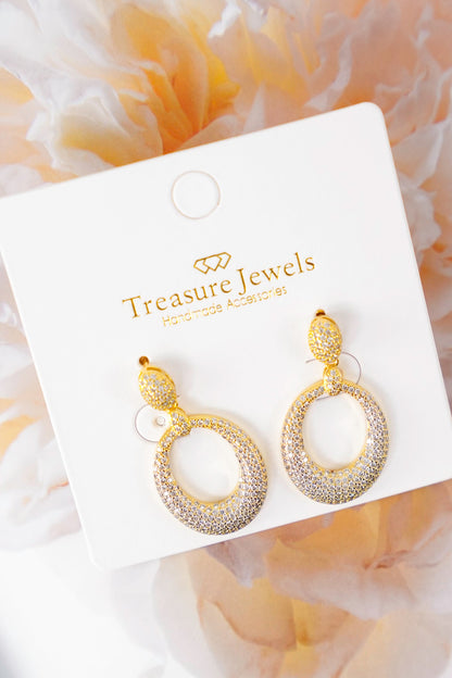 Treasure Jewels Gleaming Pavé Earrings