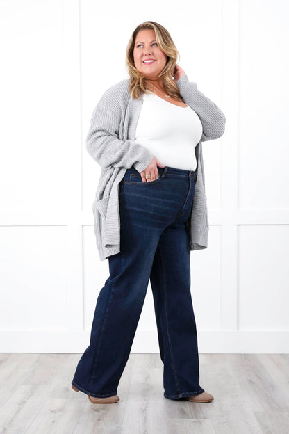 Lovervet High Rise Dark Wash 90's Vintage Loose Jeans