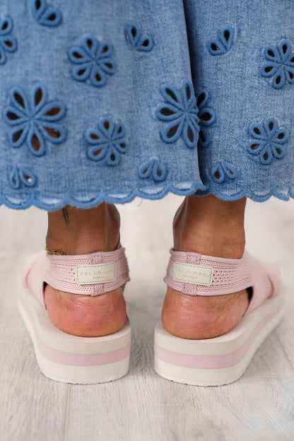 Yellow Box "Martie" Open-Toe Sling Back Sandals