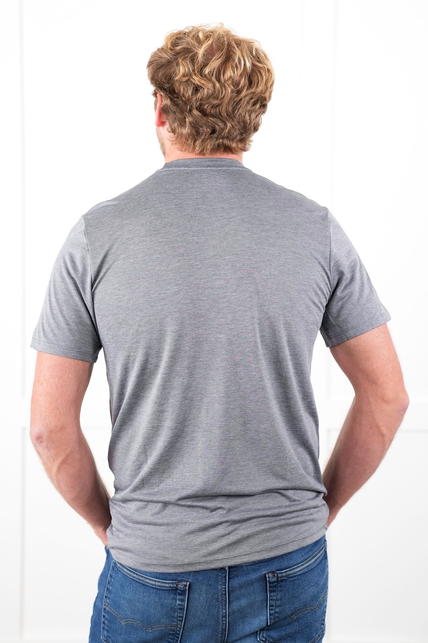 Men's Moisture Wicking Short Sleeve Crew Neck Shirt