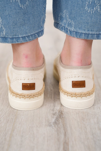 Blowfish Low Top Slip On Canvas Sneaker with Espadrille Braided Midsole
