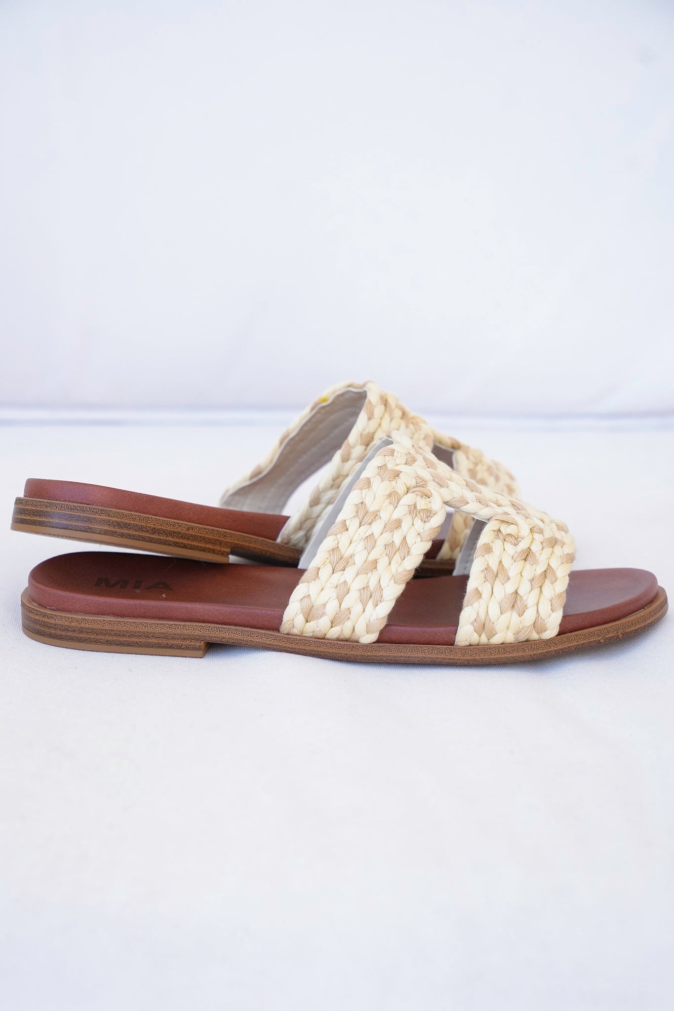 MIA Braided Slip-On Sandal