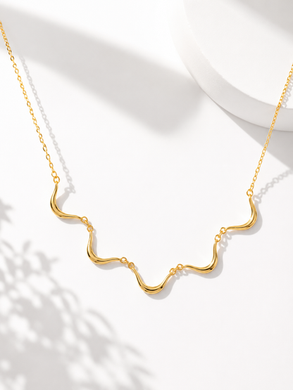 Restock! Salty Cali Wave Crest Necklace