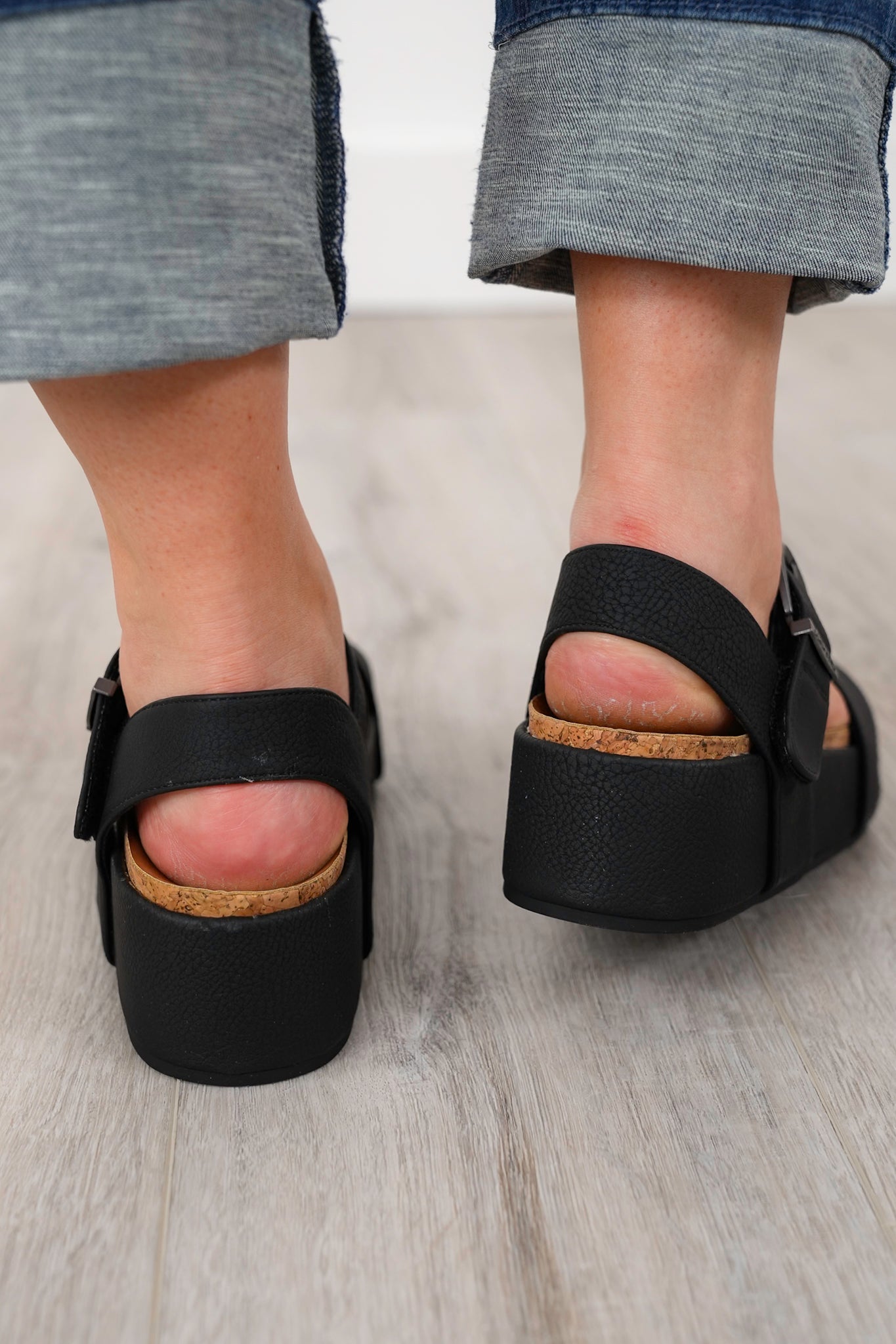 Blowfish Adjustable Platform Sandal with Buckle Strap