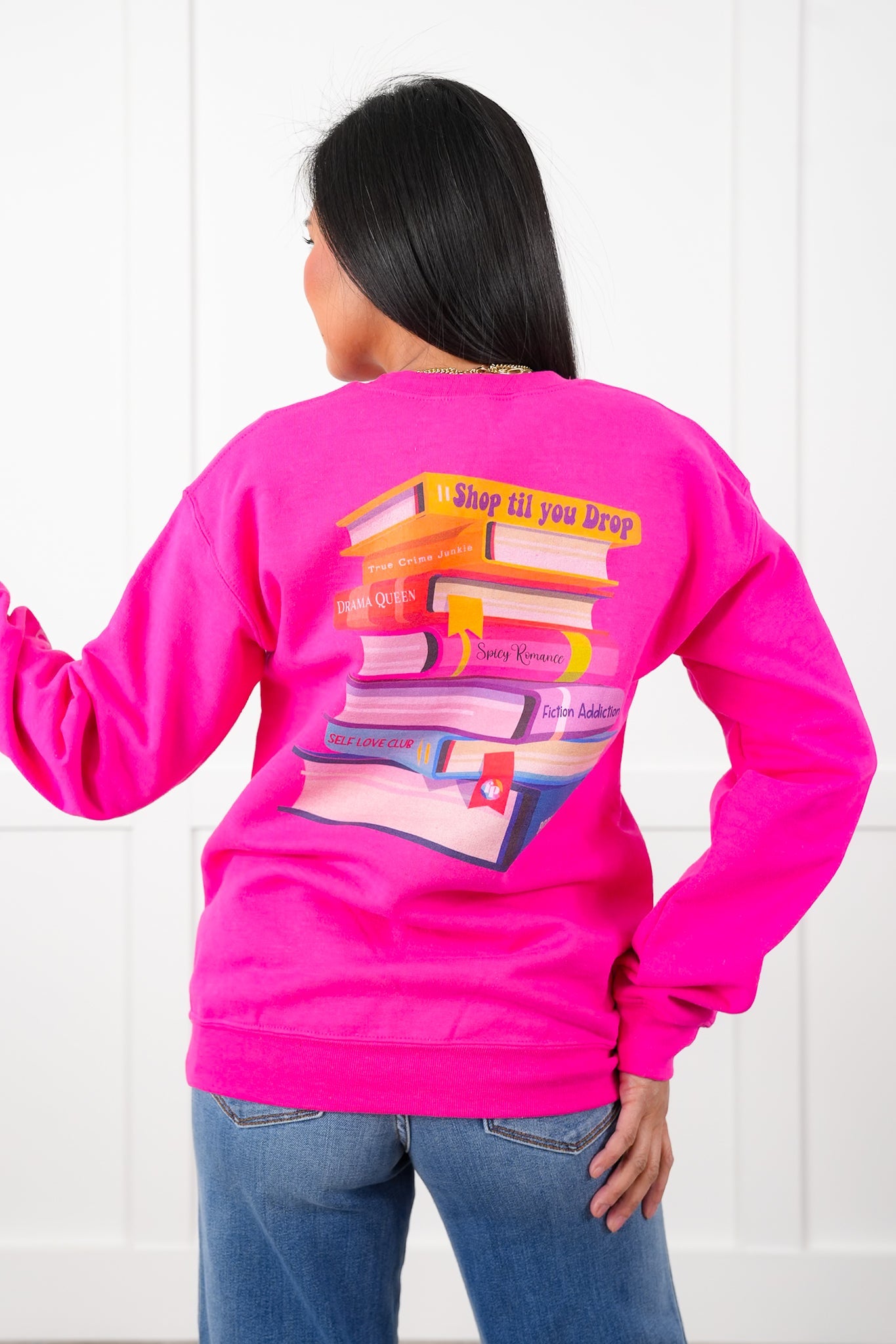 Plus/Reg Long Sleeve "Sorry I Can't" Graphic Sweatshirt
