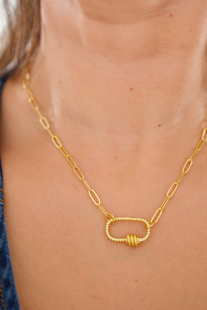 Treasure Jewels Clip Charm Necklace