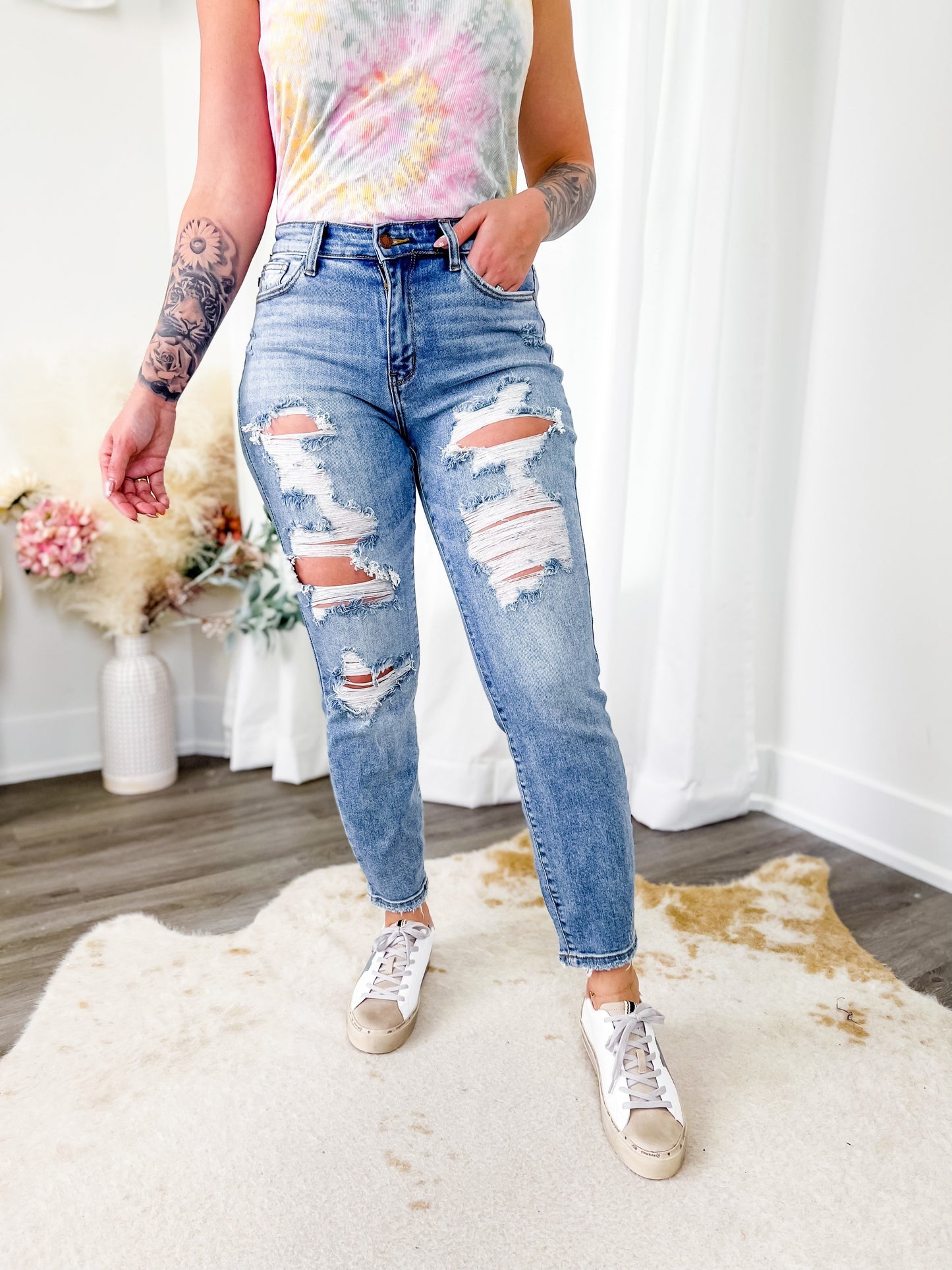 Judy Blue Mommin' Ain't Easy Jeans