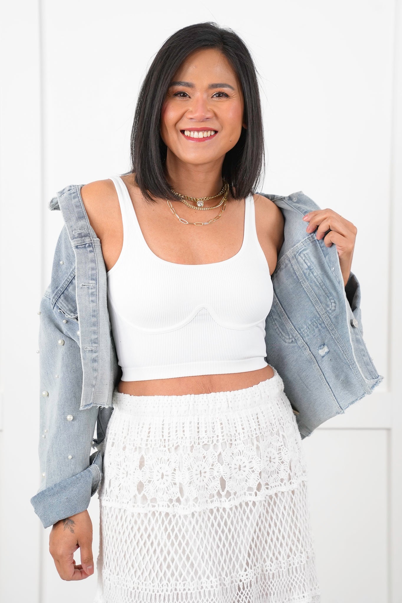 Door Buster! Ribbed Sleeveless Cropped Tank Top