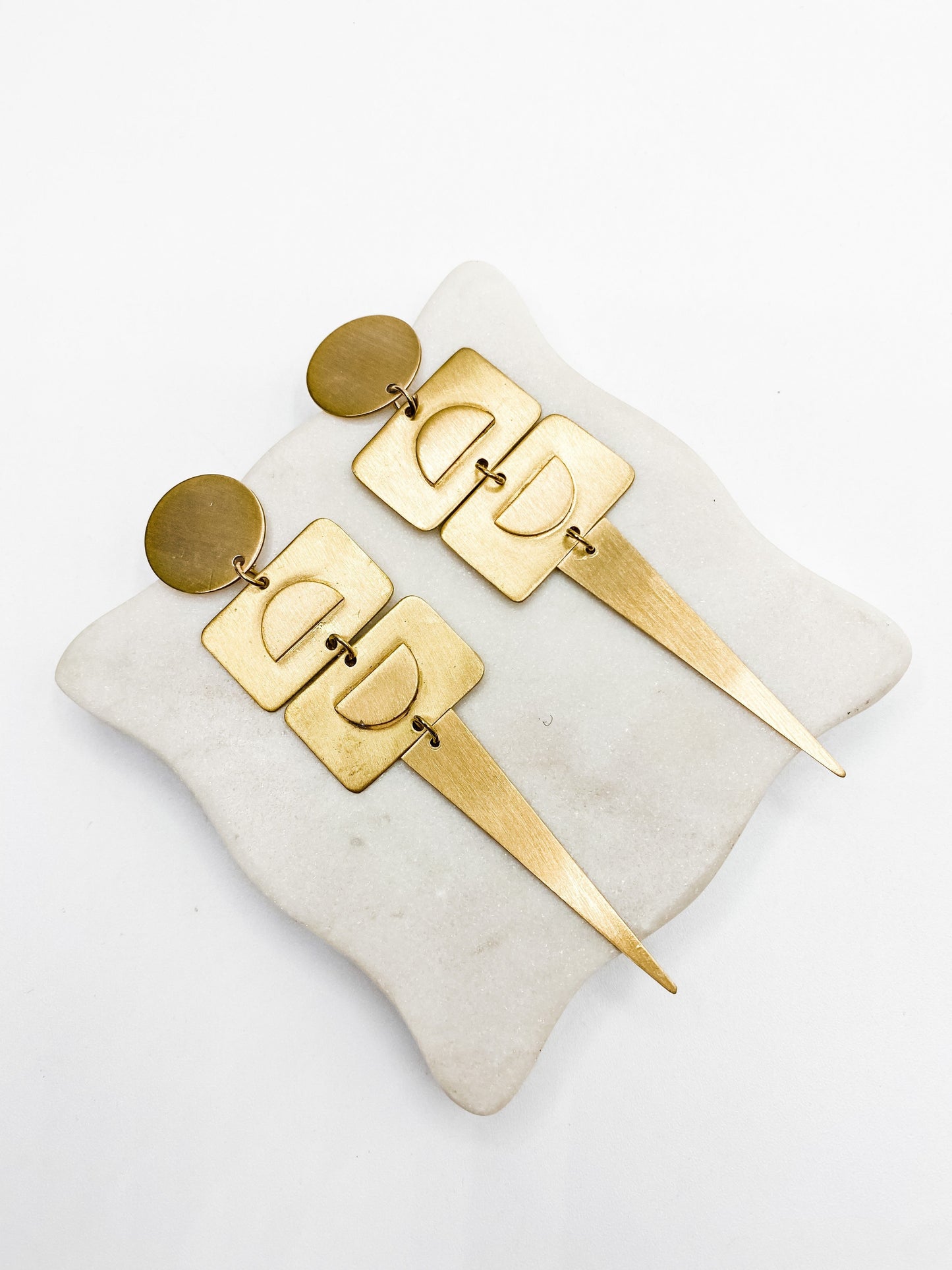 Love, Poppy "Kelly" Geometric Earrings