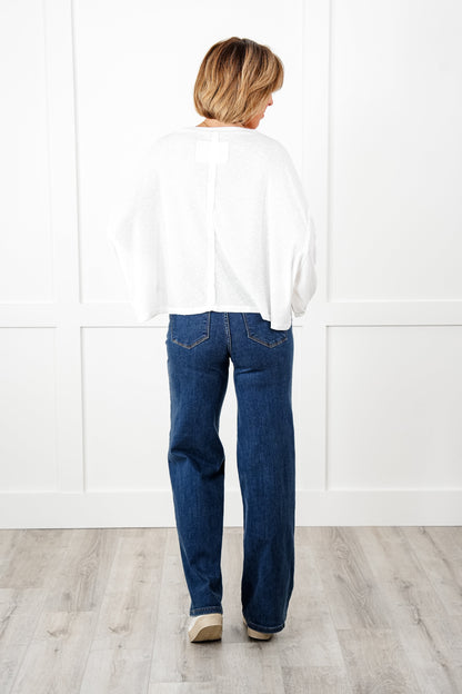 Judy Blue High Rise Medium Wash Vintage Wide Leg Jeans