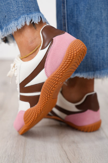 Contrast Design Athletic Sneakers